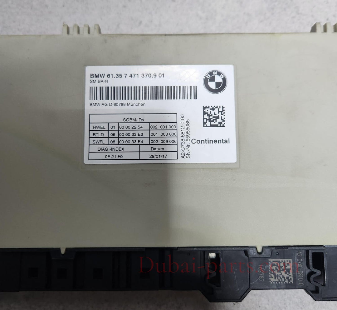 2017-2019 BMW 530i Front Memory Seat Control Module 7471370 G30 G31 G32 G11 G12