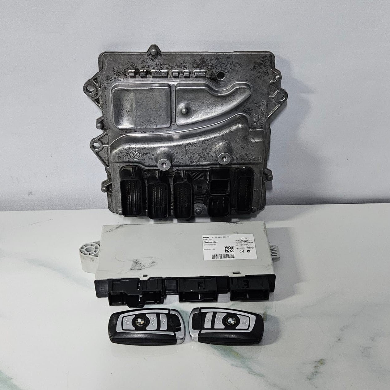 OEM BMW 740I N55 F02 F10 F20 F30 ENGINE CONTROL UNIT DME ECU SET 8616314 BOSCH