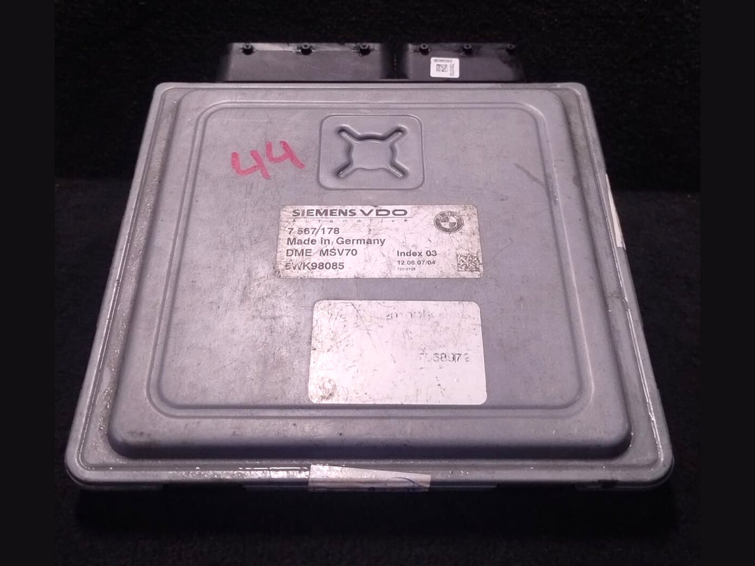 BMW E60 E90 E91 N52 325i 525i MSV70 ENGINE CONTROL UNIT ECU MODULE ONLY-7567178