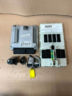 2013 BMW X5 F15 30dX N57N Engine Control Unit ECU SET DDE+BDC+2KEYS 8573789