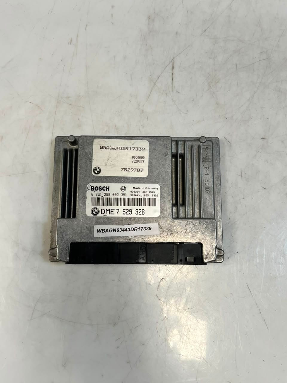 2003 BMW 745i 7' E66 N62 Engine Control Unit ECU DME CAS/ZAS 7529326 OEM