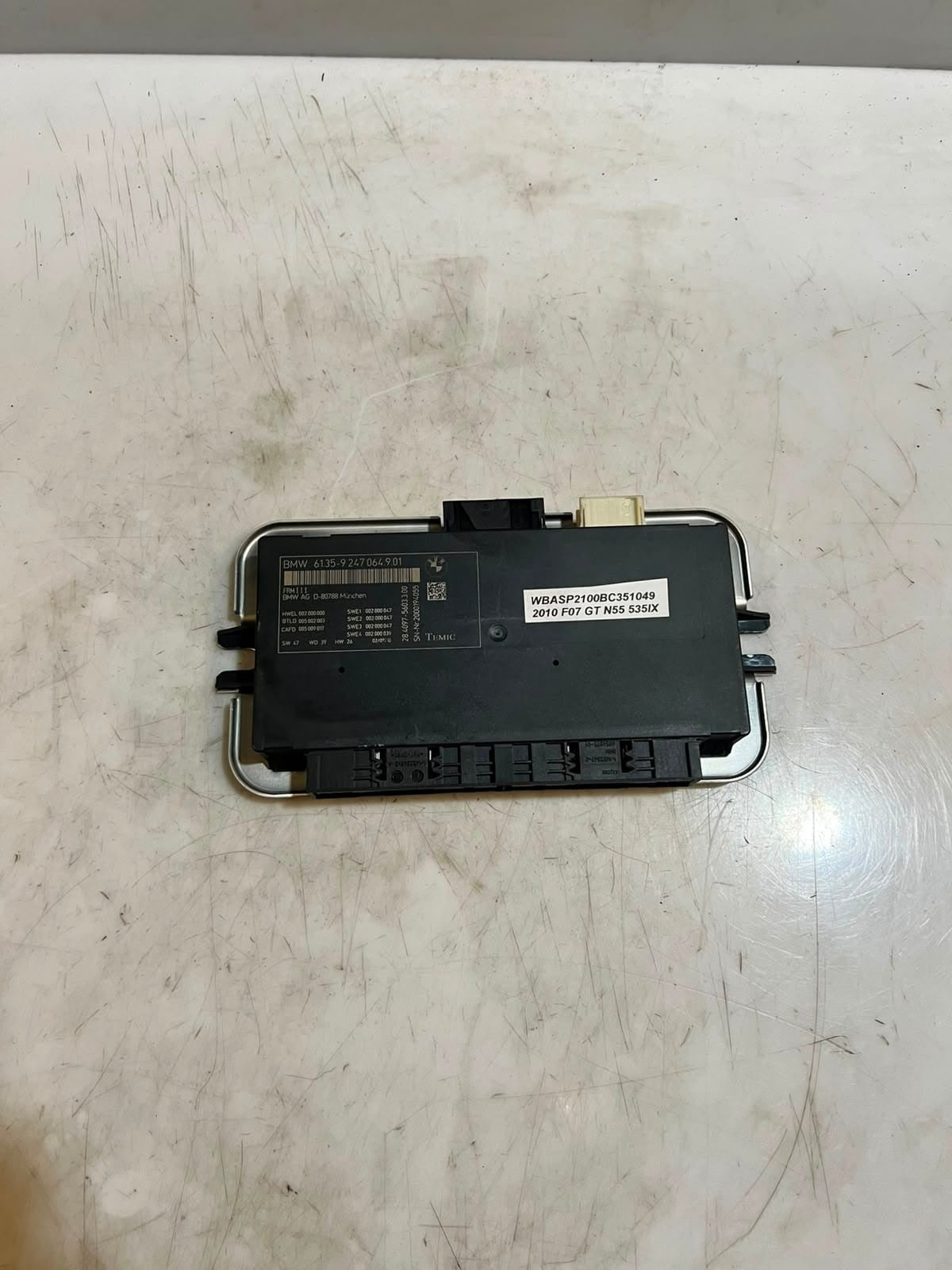 10-17 BMW F07 5' 6' 7' GT F10 F12 F01 F2 535i GT Light Control Module 9247064