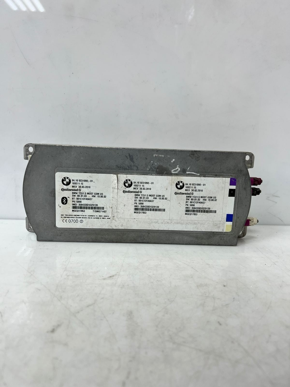2011-2016 BMW 535i 550i 650i X6 Bluetooth Telematics Control Module 9231090 OEM