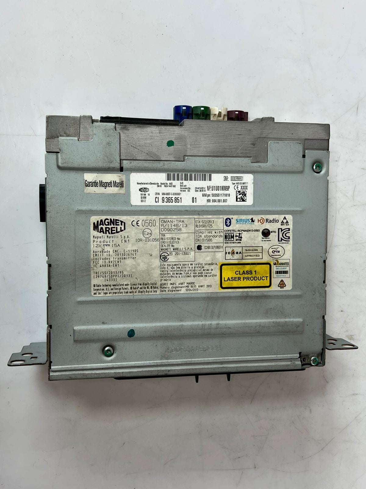 BMW 1 F20 F21 2014 Radio / CD Player / DVD Player / Navigation 9365851 BCE34662
