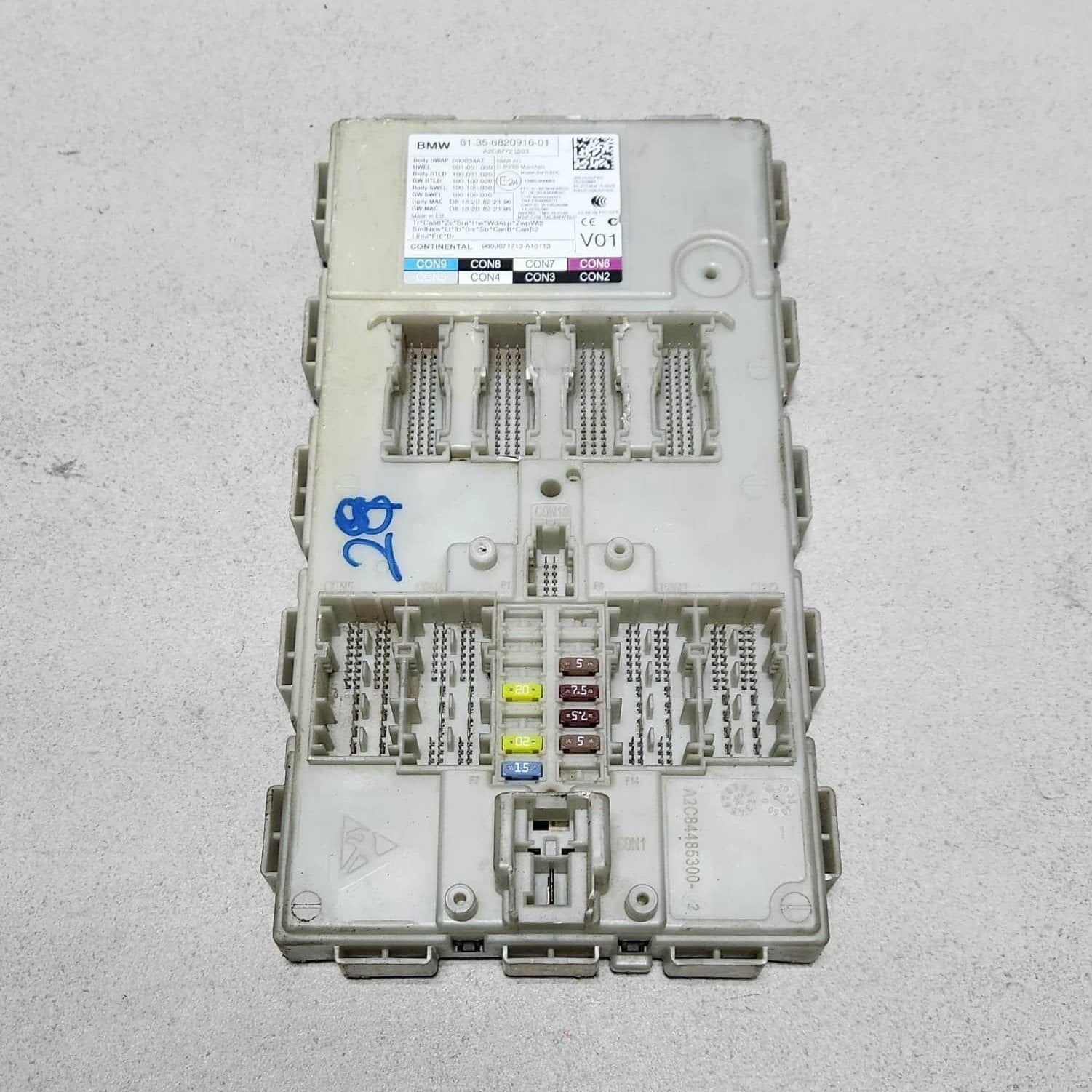 2016-2019 BMW 740i Body Domain Control Module 6820916 7 Series G11 G12
