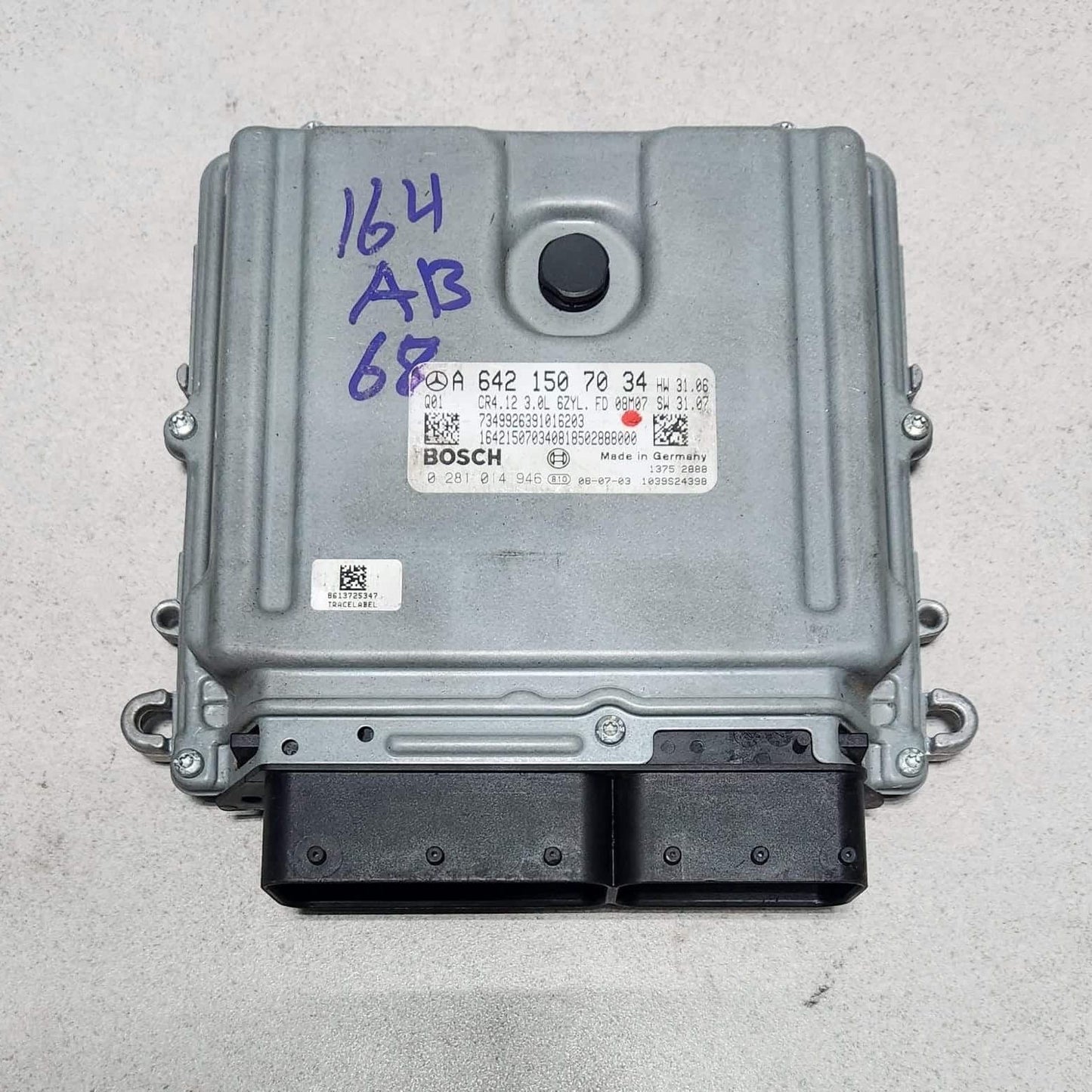 Benz Engine Control Unit A6421507034 Bosch Engine Control Unit ECU W164