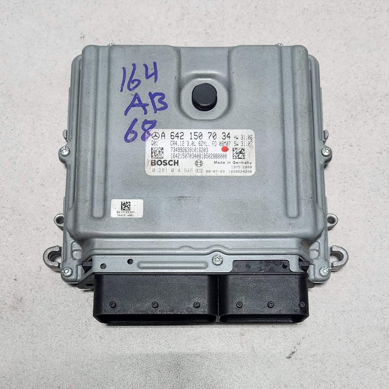 Benz Engine Control Unit A6421507034 Bosch Engine Control Unit ECU W164