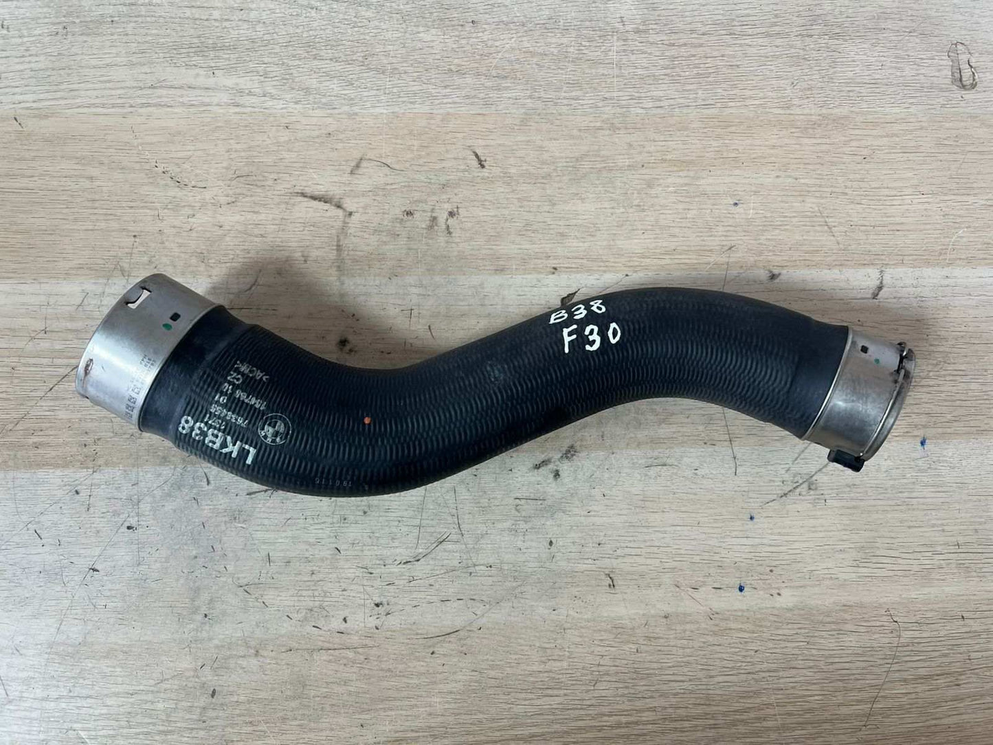 2016 BMW 2 Coupe F22 Right Intercooler Hose 7638455 15476810 1.5i 