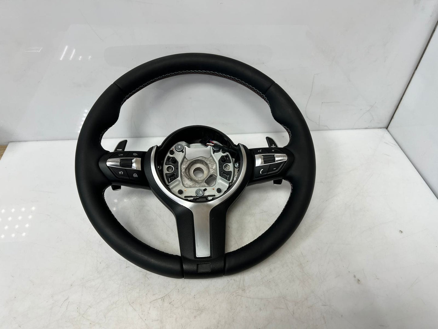 BMW M3 F80 M2 F87 F20 M4 F82 M SPORT STEERING WHEEL M COLORED TRIM 3074437 OEM