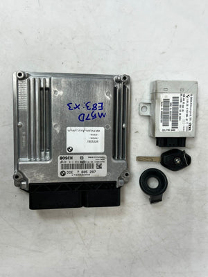 2008 BMW X3 E83 M57D Engine Control Unit ECU SET DDE+ EWS +1KEY 7805287 OEM