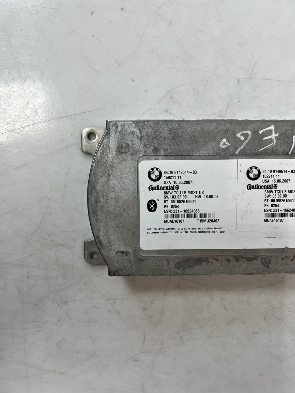 2008-2010 BMW 5 Series 528i Telematics Control Module 9149614 OEM