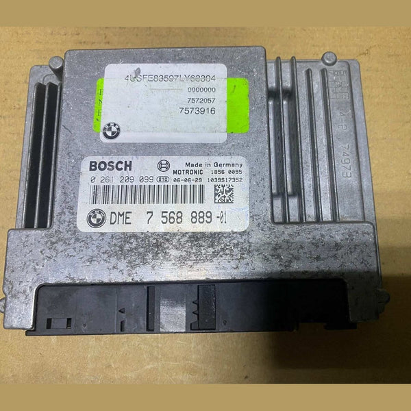 2007-2010 E70 4.8L. BMW X5 Engine Control Module 7568889