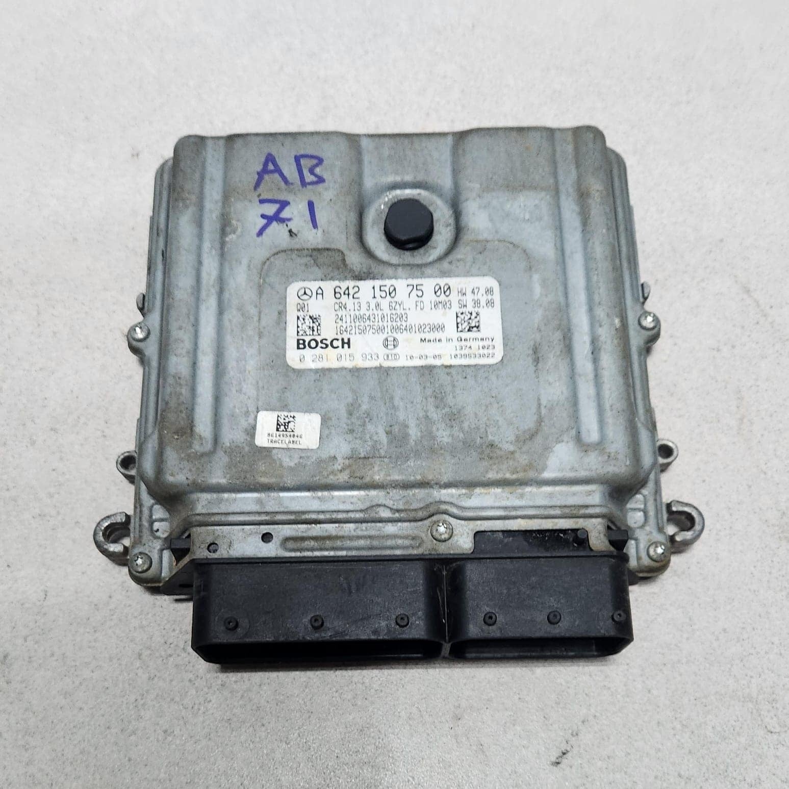 Mercedes-Benz ML320 Engine Control Module A6421507500 2007-2012 W164 350 CDI