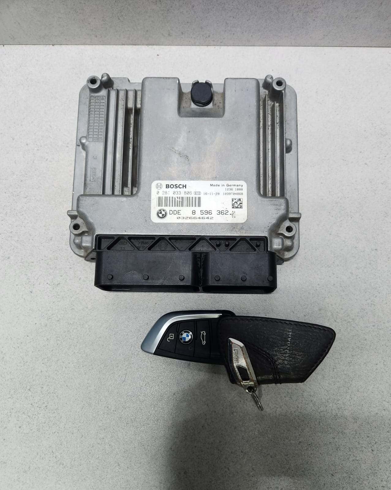 2017 BMW X1 Engine Control Unit + KEY 8596362 F20 120d F30 320d, F36 420d  B47