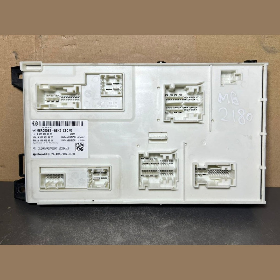 Mercedes-Benz W166 ML GL GLE Front SAM Control Module Unit A166 9009003 OEM