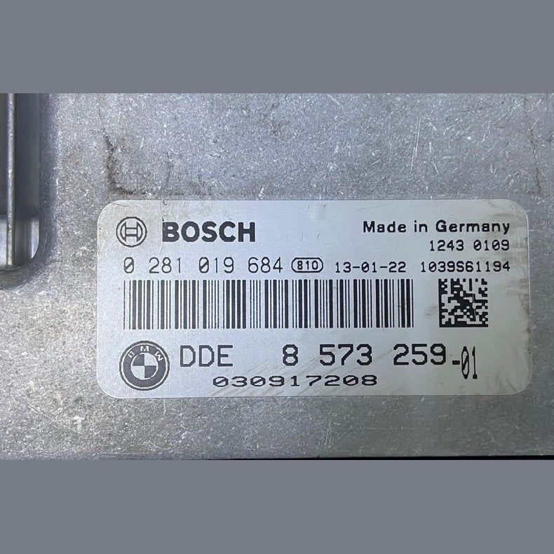 OEM BMW 320d N47N F30 ENGINE CONTROL UNIT ECU DDE ECU ONLY 8573259 BOSCH