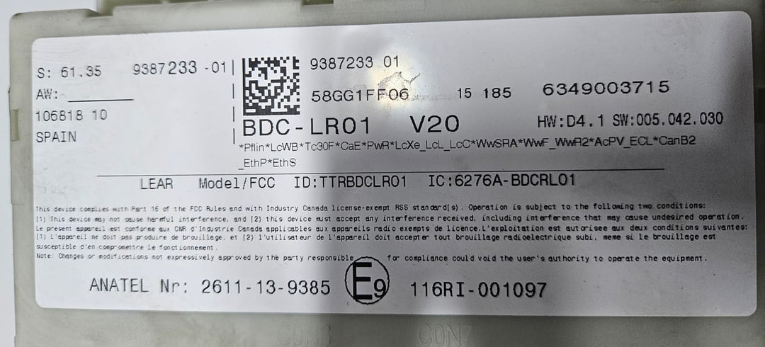 8639582-2014 BMW X5 F15 N55 RHD Engine Control Unit DME Set OEM