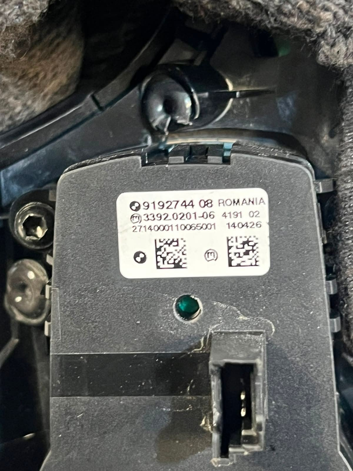 2013-2016 BMW X3 F25, 5 Series F10 GT F07 Headlight Switch 9192744 OEM