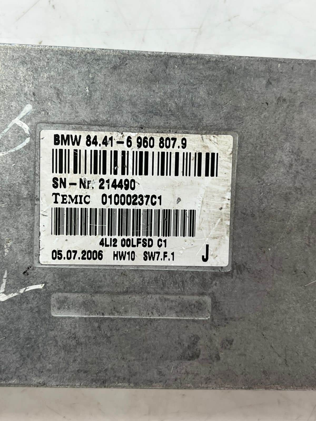 1996-98 BMW Z3 7' E65 E66 E67 Voice Control Input System Module 6960807 OEM