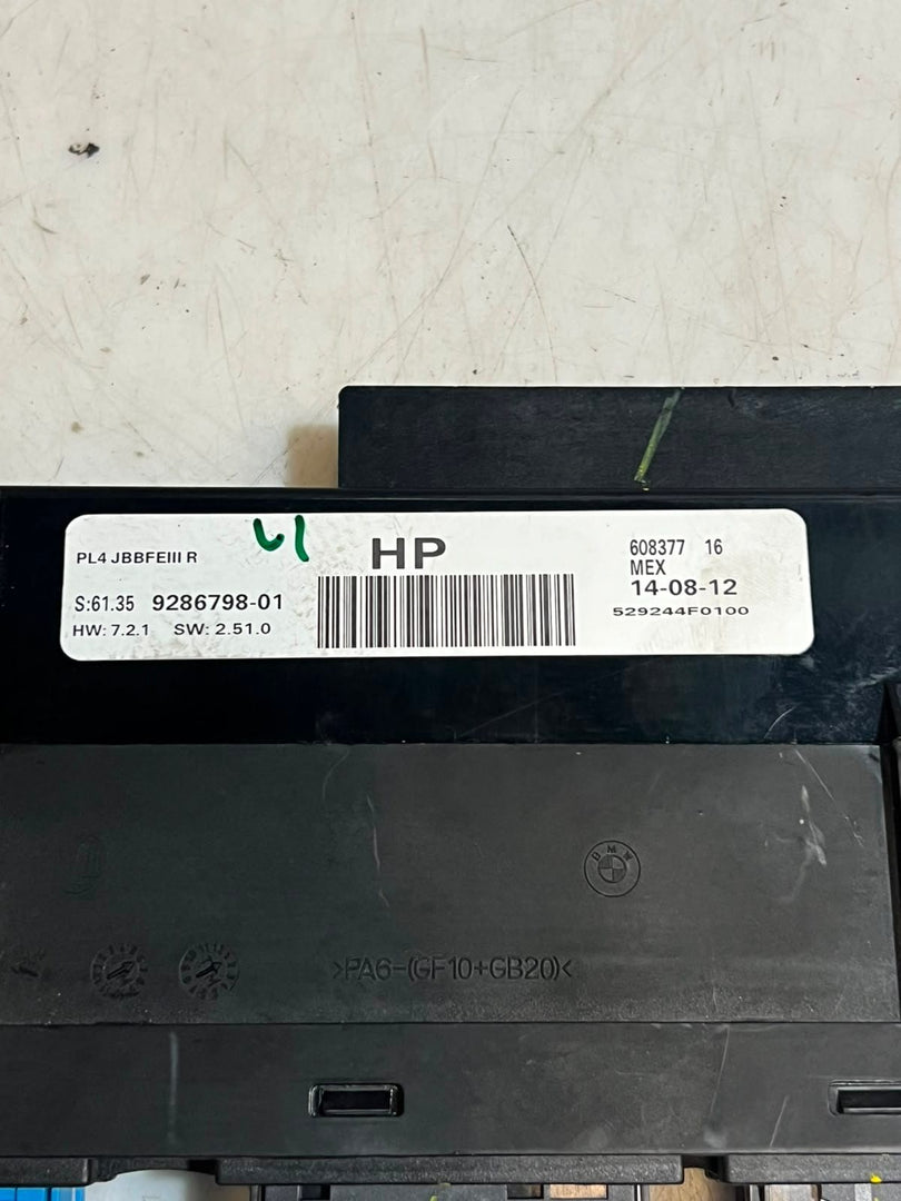 BMW X5 E70 Electronic Junction Box Comfort Body Control Module 9286798 OEM