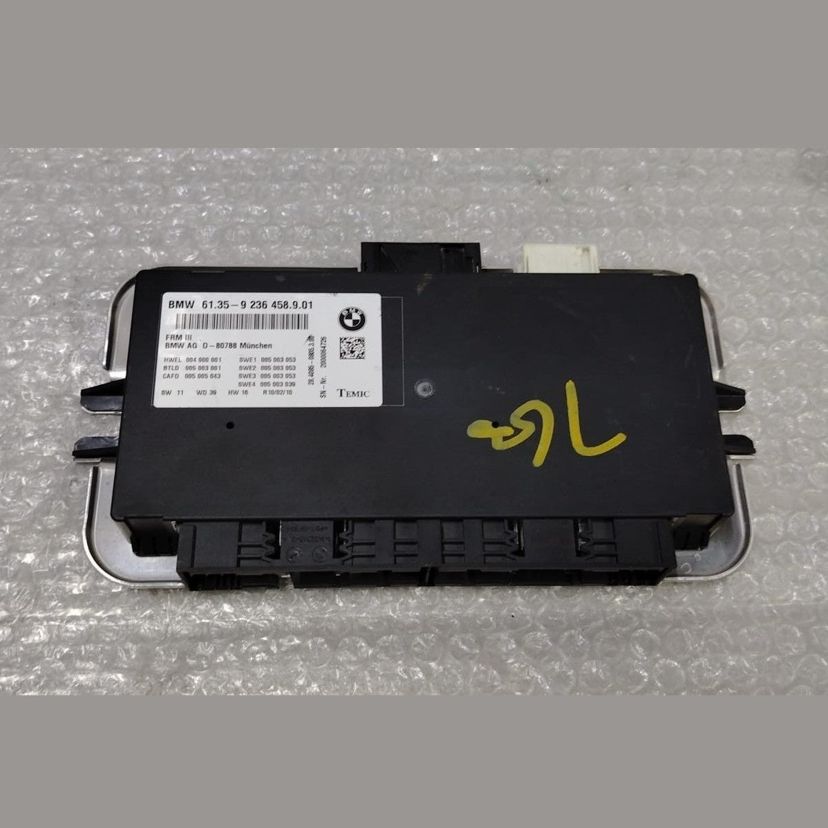OEM BMW F01 F02 F07 F10 F11 F06 F12 Footwell Lights Control Module ECU 9236458