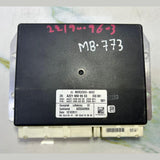 10-13 Mercedes S400 Air Suspension Control Module A2219009603 S-Class W221 W216