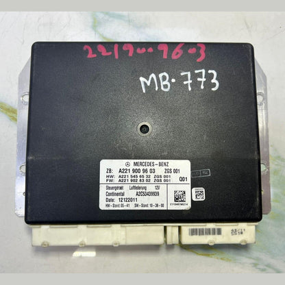 10-13 Mercedes S400 Air Suspension Control Module A2219009603 S-Class W221 W216