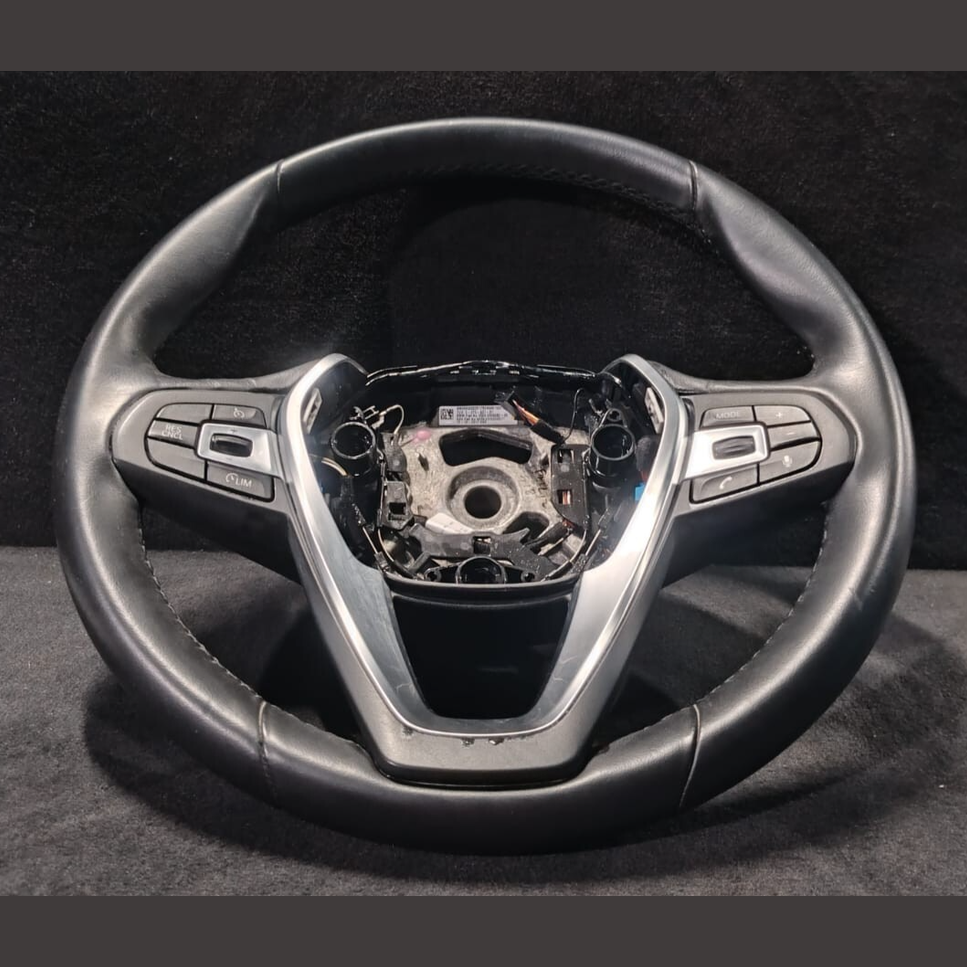 GENUINE BMW G01 X3 2019 LEATHER STEERING WHEEL OEM - 6995082