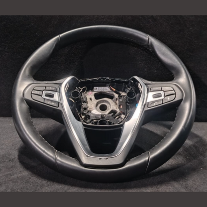 GENUINE BMW G01 X3 2019 LEATHER STEERING WHEEL OEM - 6995082