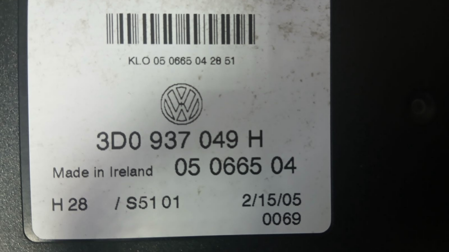Bentley Continental Flying Spur Power Supply BCM Module OEM 3D0937049H