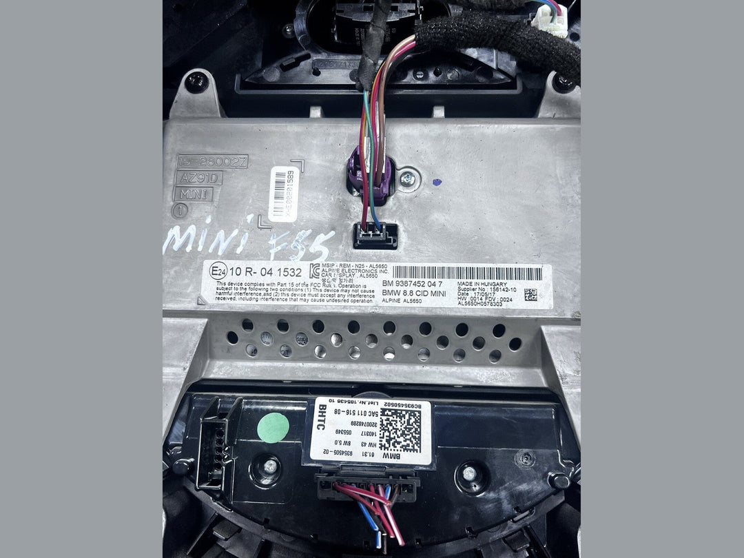 2014-2019 Mini Cooper S F55 F56 Cid 8.8" Media Info Display Screen Unit 9387452