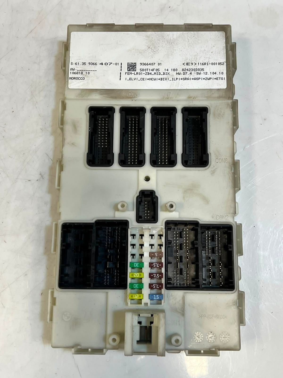 2014 BMW 116i 1' F20 N13 Engine Control Unit ECU SET DME + FEM + 1KEY 8638198
