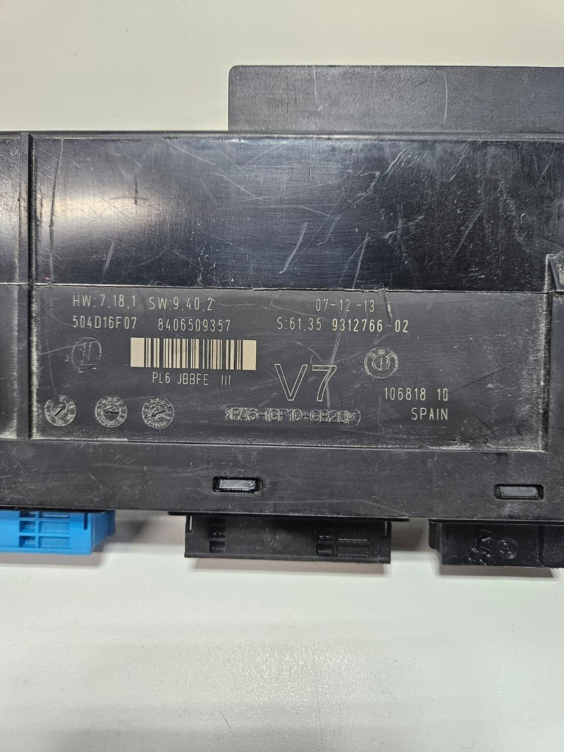 2013 BMW 5 SERIES F11 F10 BODY CONTROL MODULE ECU OEM 9312766 OEM