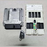 2015 BMW X5 Engine Control Module 8583152 F15 N57Z engine DIESEL ECU SET