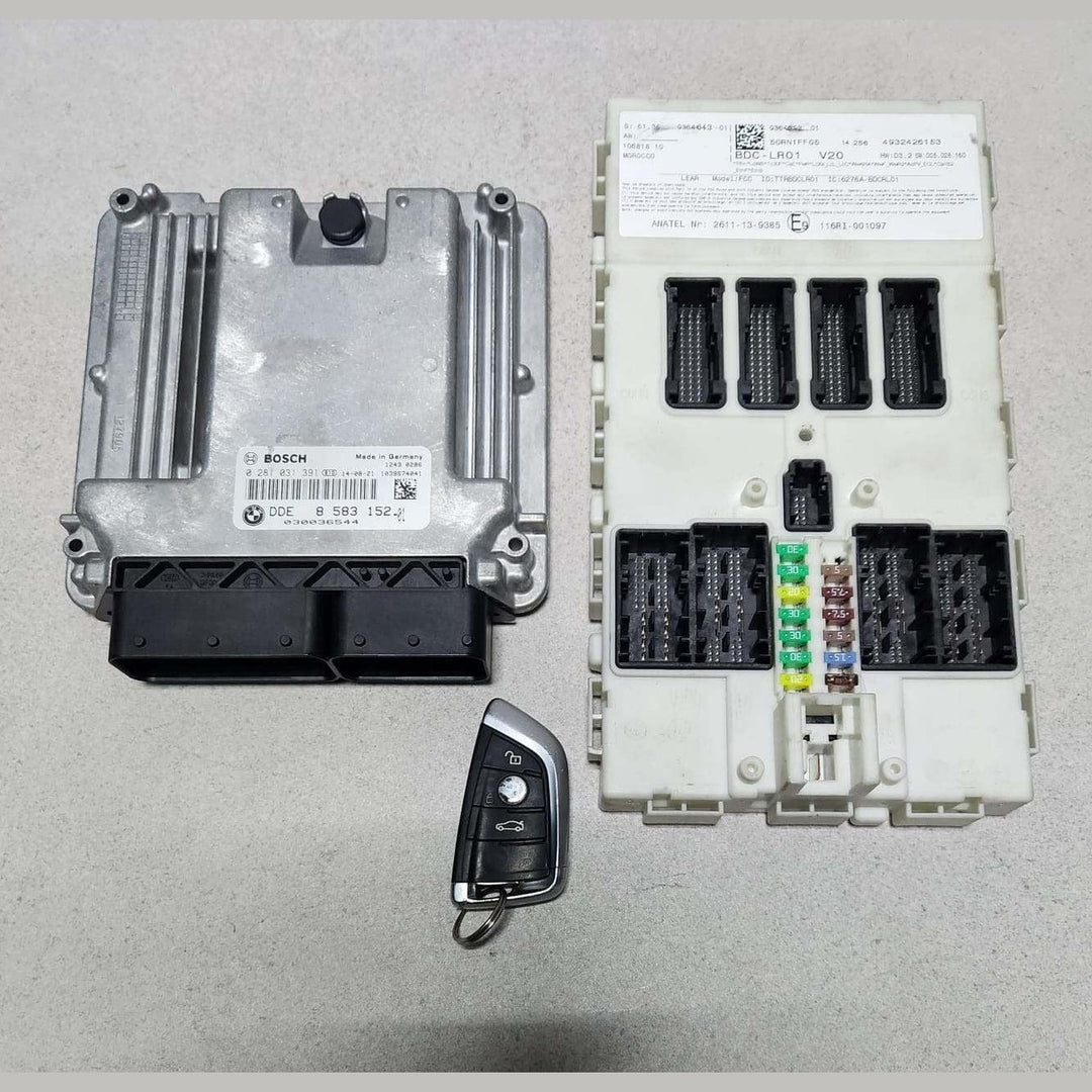 2015 BMW X5 Engine Control Module 8583152 F15 N57Z engine DIESEL ECU SET 