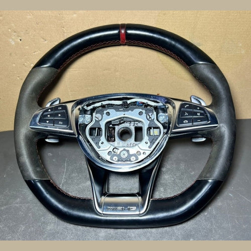 Mercedes W166 AMG Steering Wheel Multi Function Sport Assembly &Paddle Shifts
