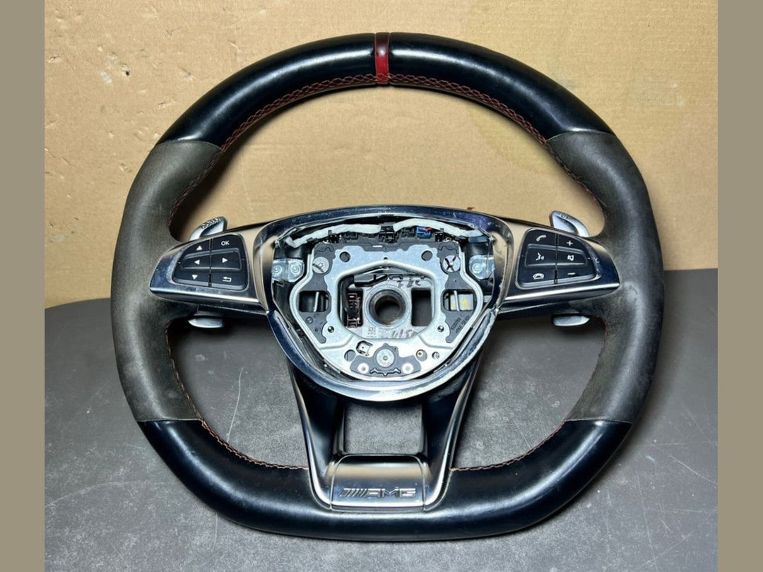 Mercedes W166 AMG Steering Wheel Multi Function Sport Assembly &Paddle Shifts