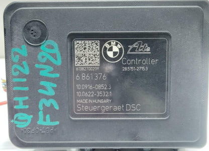  2012-2016 BMW 3-Series F30 328i 320i ABS Pump 6861376 320d 320i 330e 335i OEM