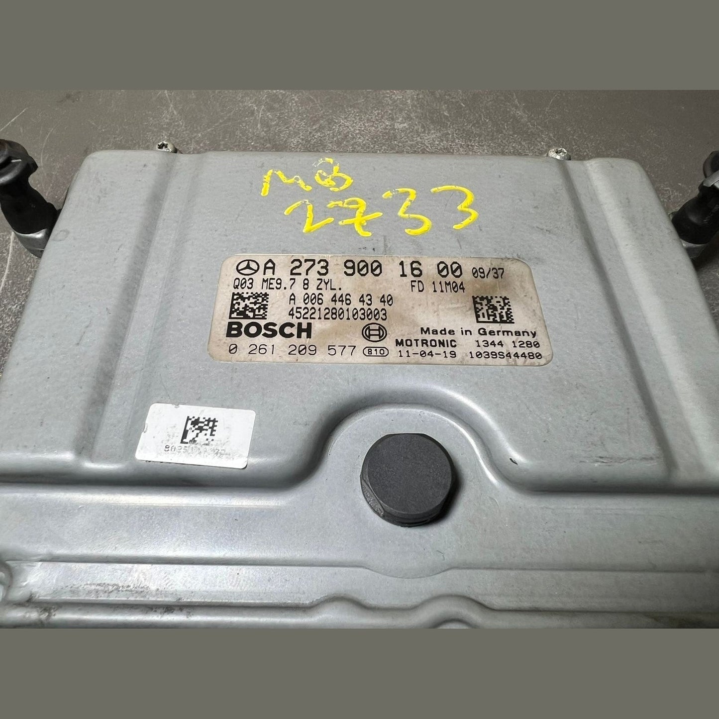 07-12 Mercedes W164 GL450 Engine Control Module Unit ECM ECU A273 9001600 OEM