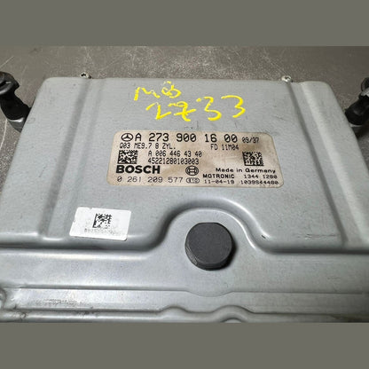 07-12 Mercedes W164 GL450 Engine Control Module Unit ECM ECU A273 9001600 OEM