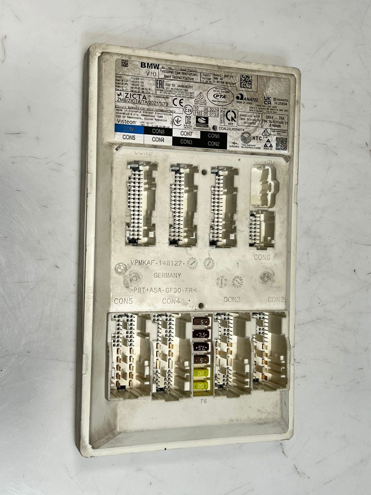 BMW iX 120 BCP V10 Basis Central Platform Control Module 5A9CF93 OEM