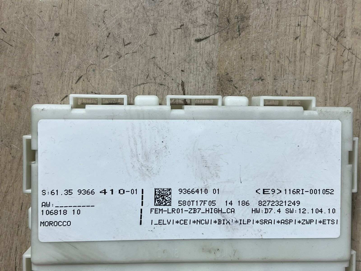 BMW F30 N47D NS47 001 Engine Control Unit ECU SET DDE + FEM + KEY 8518976
