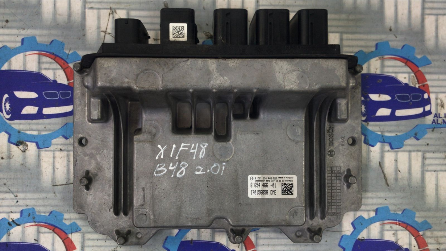 OEM BMW X1 F48 B48 2.0i 2016 ENGINE CONTROL UNIT ECU SET 8654466 BOSCH