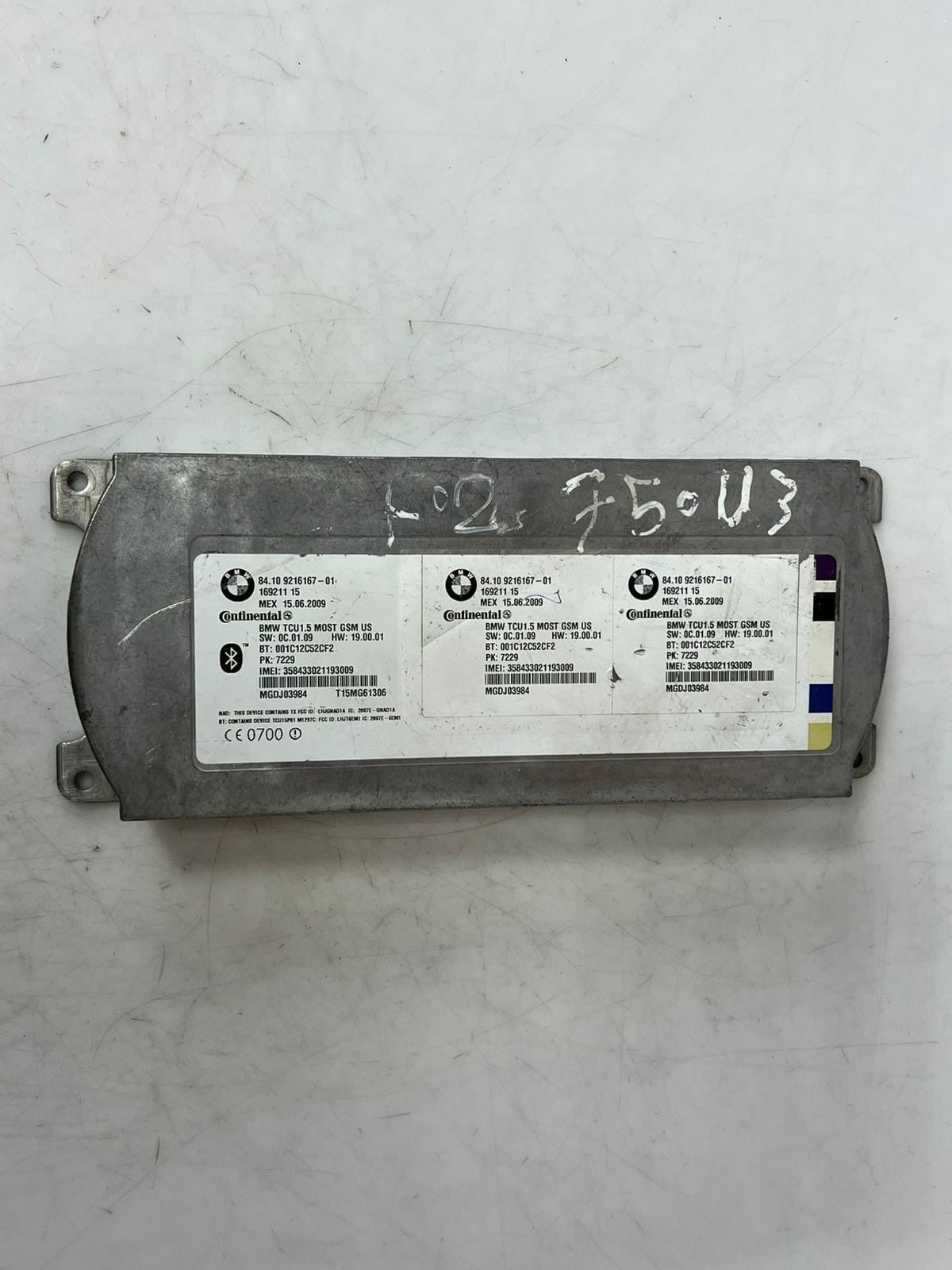 BMW 5 Series and 7 Series F01 F02 F03 F04 Bluetooth Control Module 9216167 OEM