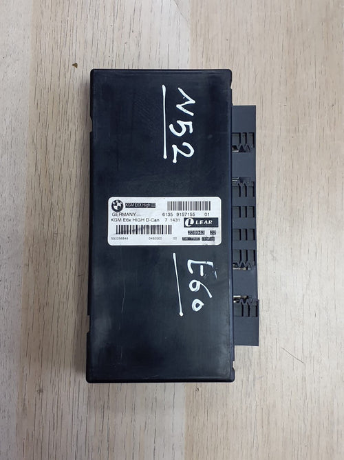 BMW 5 6'es E60 E61 E63 E64 GATEWAY BODY CONTROL MODULE KGM High 22 D-Can 9157155