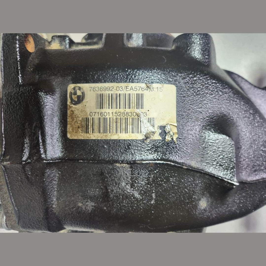 2014-2019 BMW X5 Rear Differential Assembly 7636992 X5 X6 xDrive35i RATIO 3.15