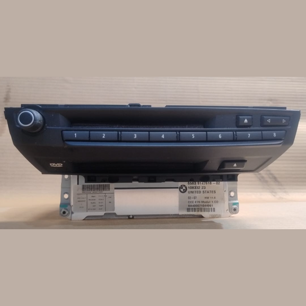 BMW X5 E70 CD RADIO PLAYER HEAD UNIT GENUINE BMW -  9147618