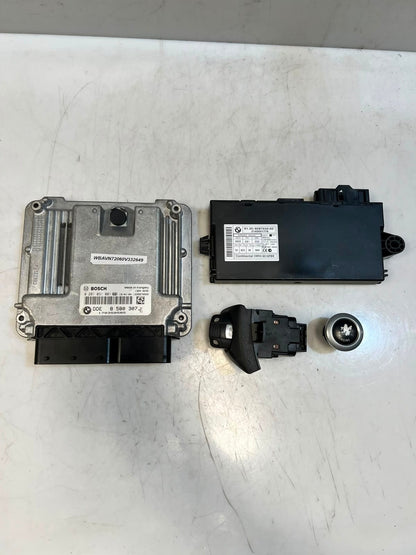 2015 BMW X1 E84 18d N47N Engine Control Unit ECU SET DDE+ CAS3+ 1KEY 8580307