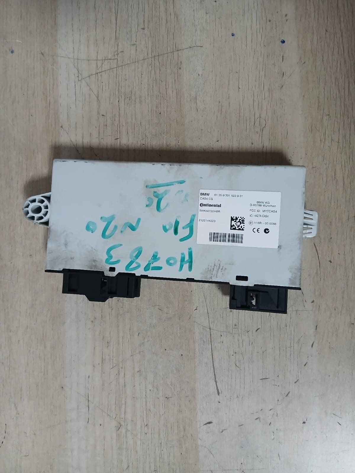 2012-2017 BMW F10 N20 520i Engine Control Unit SET DME+ CAS4 CG + 1KEY  8606306
