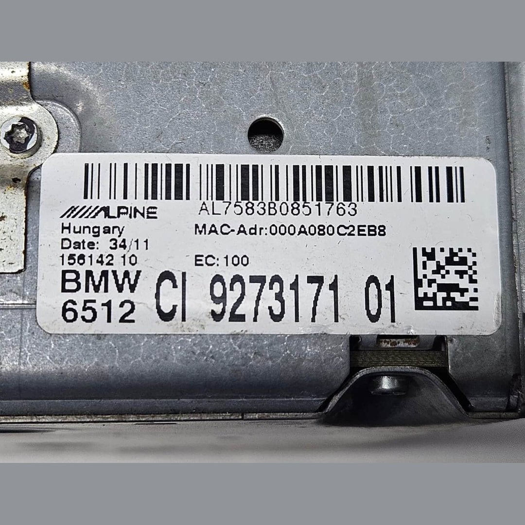 9273171-2005-2013 BMW 320i E90 E91 Navigation Audio Head Unit OEM